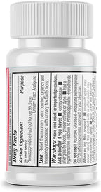 Safrel Urinary Pain Relief | UTI Relief | Fast Acting | Bladder Discomfort & Pain Relief | Phenazopyridine Hydrochloride 99.5mg (28 Count)