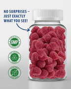 Zinc Gummies for Kids - Chewable Zinc Gummy Supplement for Children Immune Support - Low Sugar Natural Antioxidant Non-GMO Vitamin Chewables for Toddlers & Teens - 60 Gummies