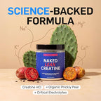 NAKED Lean Creatine HCl Powder - Raspberry Lime, Vegan, Non-GMO, Gluten-Free, No Fillers, Supports Muscle Growth & Strength - 68 Servings