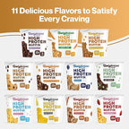 Bootylicious | 25g Protein Muffin | Chocolate Chip | Low Carb, 16g Fiber, Low Glycimic Index, Low Sugar, 2.39oz Cup, 12-Pack