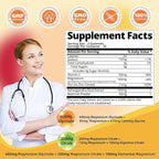 90 Count Magnesium Glycinate Gummies w/Ashwagandha Supplement - Sugar Free Zinc Magnesium Glycinate Supplement Ashwagandha Gummies for Adults