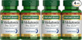 Nature's Bounty Melatonin 5mg, 100% Drug Free Sleep Aid, Dietary Supplement for Relaxation and Sleep Health - 4 Month Supply, 60 Rapid Release Softgels Twin Pack (120ct) (Pack of 2)