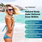 Body Deodorizing Supplement - Odor Eliminator & Internal Deodorant Pills for Fresh Breath Skin Health & Detox - Full Body Deodorizer Capsules with Chlorophyll Complex Vitamins for Women Men