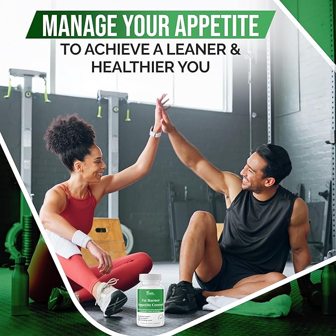 Fat Burner & Appetite Control Weight Loss Supplements for Women & Men - Metabolism Booster w/ L-Carnitine, CLA, Chromium - Appetite Suppressant for Weight Loss - 30 Capsules