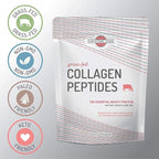 EARTHTONE Collagen Peptides Powder | Paleo-Friendly Hydrolyzed Grass-Fed Non-GMO Protein, 16 oz