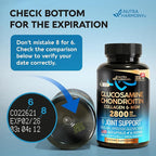 Glucosamine Chondroitin MSM Collagen | HSA | Joint Support Supplement 2800 mg | Made in USA | FSA Approved Product Items | Flexibility Nutritional Vitamins | For Men & Women, 240 Capsules
