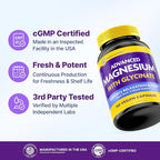 InnovixLabs Advanced Magnesium Capsules - 150 Ct, 210 mg - Chelated Glycinate and Malate - High Absorption, Promotes Relaxation, Bones, Muscle Health, Vegan Malate Sleep Supplement (Pack of 2)