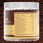 10X Lion’s Mane Mushroom Gummies for Kids Adults (4350mg) - Gluten Free Daily Supplement Complex Blend with Reishi Turkey Tail Shiitake