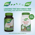 Nature's Way Licorice Root,Traditional Digestive Support Supplement*,900 mg per 2-Capsule Serving,Non-GMO Project Verified,100 Vegan Capsules (Packaging May Vary),(Pack of 2)