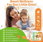 Magnesium Gummies for Kids - Magnesium Glycinate Gummies Supplement with L-Theanine, Vitamin B6, D3 for Adults & Kids, Calm Magnesium for Sleep, Relaxation, Brain, Bones, Sugar Free Orange 60ct