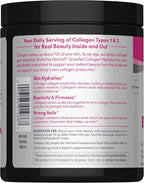 NeoCell Grassfed Collagen Peptides Powder | 7 oz | Unflavored | for Women and Men | Hair, Skin, & Nails