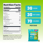 Shameless Snacks - Healthy Low Calorie Snacks, Low Carb Keto Gummies (Gluten Free Candy) - 6 Pack Green Apple Blast