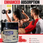 S.G Creatine Monohydrate Gummies for Men & Women ‒ Sugar Free - Vegan - 5g Creatine for Muscle Support ‒ Pre-Work Out Chewable Supplements for Energy Boost ‒ Strawberry Flavored 120ct Gummies.