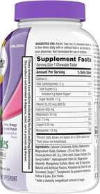 Caltrate Chewables 600 +D3 Plus Minerals Calcium and Vitamin D, Sugar Free, Cherry, Orange and Fruit Punch, 90 Count