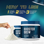 (2 Pack) Booster Brew Powder - BoosterBrew Energy & Stamina Powder Formula – Premium Performance Drink Mix, Focus & Drive Support, Easy-to-Mix and Great Tasting (60 Servings)
