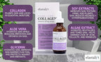 Elastalift Collagen Serum For Face + Collagen Body Cream & Face Moisturizer 2pc Skin Care Bundle| Collagen Face Serum + Body Lotion For Skin Tightening To Lift, Plump, & Firm Sagging Skin, 2PC Set