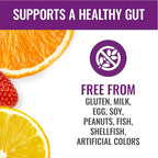 Fiber Advance Gummies | 100% Plant Based Fiber Supplement for Digestive Health | Chicory Root Inulin Prebiotic Gummies for Adults | Gluten Free, Vegetarian, & Non-GMO (Pack of 3)