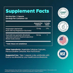 Magnesium Glycinate 400mg High Absorption Capsules with Quercetin | Quality Sleep, Relaxation & Muscle Health Supplement for Women and Men | Chelated Magnesium 120 Count (Pack of 1) | Easy to Swallow