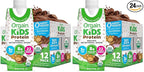 Orgain Organic Kids Nutritional Protein Shake, Chocolate, Healthy Kids Snacks, 8g Dairy Protein, 3g Fiber, 22 Vitamins & Minerals, No Soy Ingredients, Gluten Free, Non-GMO, 8.25 Fl Oz (Pack of 24)