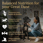 Multivitamins, Balanced Nutrition for Your Great Dane, 90 Count, Made in the USA with Real Bacon