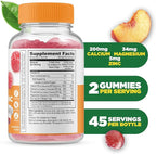 Lifeable Kids Calcium Magnesium Zinc Gummies | Calcium with Vitamin D3 | Great Tasting Calcium Supplements for Kids | Calcium Gummies for Bone Health | 90 Gummies