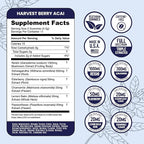 Troomy Recovery Gummies - Ashwagandha and Reishi Mushrooms for Peak Performance - Gelatin-Free, Gluten-Free, Vegetarian - 30 Count