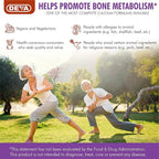 DEVA Vegan Calcium Magnesium Supplement 2-Pack, Plus Zinc, Vitamins C, D & K, Boron, 90 Tablets Each
