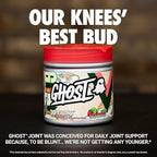 GHOST Joint Supplement, Kiwi Strawberry (30 Servings) - Daily Joint Maintenance Supplement for Men & Women - Glucosamine HCL, Chondroitin Sulfate & Curcumin - Cartilage, Bones & Joint Support