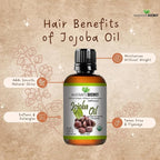 Pure Carrier and Essential Oils for Skin Care, Hair, Body Moisturizer for Face-Anti Aging Skin Care (Jojoba Oil Organic, 4oz)