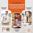 WonderSlim Protein Cereal, Chocolate Peanut Butter, Low Sugar, Gluten Free, Keto Friendly & Low Carb (7ct)
