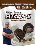 Fit Crunch Tri-Blend Whey Protein, Keto Friendly, Low Calories, High Protein (18 Servings, Milk & Cookies)