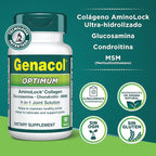 Genacol Optimum – Glucosamine, Chondroitin, MSM and Ultra-Hydrolyzed Collagen Tablets, Maintains Healthy Joints, Protects & Lubricate Cartilage, 90 Tablets (30-Day Supply)