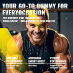 NSF Certified Creatine Gummy - Creatine Monohydrate Gummies for Men & Women-5g of Creatine Monohydrate per Serving - Sugar Free,Vegan, Pineapple Electrolyte Chews, 135 Count