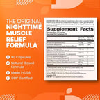 SaltWrap Mag R&R - Nighttime Muscle Cramps Support, Natural Sleep Support for Adults with Magnesium Glycinate for Muscle Spasm and Leg Cramps Relief, 90 Capsules