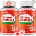 Natural Liposomal Vitamin C Gummies for Adults Kids 9+, Chewable Vitamin C w/ 11mg Zinc, D3, Elderberry, Echinacea, Bioflavonoid,Immune Support, Whole Food VIT C from Fruits, Sugar Free, 2Pack