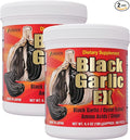 Umeken Black Garlic EX, Fermented Concentrate with Vitamin B, Allicin, Amino Acid, Fermented Black Garlic Supplement, Oyster Extract, Ginger, 4-6 Month Supply, 6.4 Ounce 180g Bottle, Pack of 2