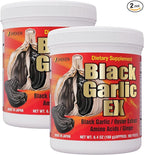 Umeken Black Garlic EX, Fermented Concentrate with Vitamin B, Allicin, Amino Acid, Fermented Black Garlic Supplement, Oyster Extract, Ginger, 4-6 Month Supply, 6.4 Ounce 180g Bottle, Pack of 2