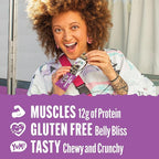 Lenny & Larry's Cookie-fied Protein Bar – Cookies & Creme Vegan Protein Bars 9x45g – Healthy Snacks with 12g Plant Protein & 5g Fiber – Gluten Free Power Bar, Non-GMO & Vegan