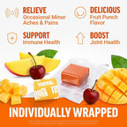 Force Factor Better Turmeric Maximum Joint Support, 1075mg Curcumin with Ginger to Support Mobility, Flexibility & Comfort, Chews More Convenient Than Turmeric Gummies, Fruit Punch, 60 Soft Chews