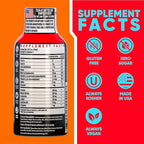 Vitamin Energy Focus+ Extra Strength Energy Shot Mango 24 Pack, 260mg Natural Caffeine, B-Vitamins, CoQ10, Amino Acids, Focus, Productivity & Clarity, Zero Sugar, Gluten-Free, 1.93 fl oz