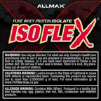 ALLMAX ISOFLEX Pure Whey Isolate Protein Powder - Gluten Free, Low Lactose, Sugar-Free - High-Protein, Clean, Keto-Friendly for Pre Post Workout Supplement for Women and Men | Chocolate, 5lb