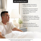 THORNE - Melaton-3-3 mg Melatonin Supplement - Supports Normal Circadian Rhythms, Restful Sleep & Relaxation* - NSF Certified for Sport - Gluten, Dairy & Soy-Free - 60 Capsules