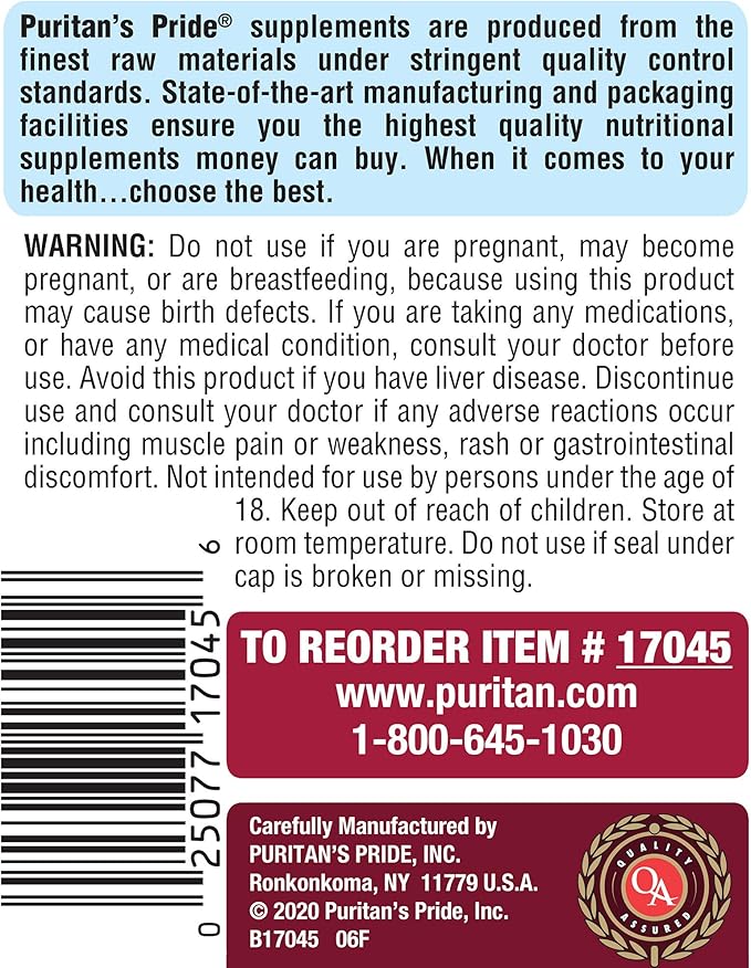 Puritan's Pride Q-Sorb™ Coenzyme CoQ10 Dietary Supplement for Heart Health, Oral Gum Health & Healthy Aging Support, Plus Red Yeast Rice for Improved Digestion, 120 Rapid Release Softgels,(Pack of 2)