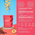 Reprise Jujube Seeds in Daily Gummies, 300 mg Full-Spectrum Jujube Seeds, Supports Relaxation & Restful Sleep, 100% Plant Based Vegan & Gelatin Free, Peach Flavored, 45 Gummies