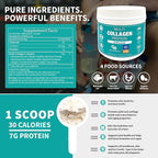 CB Supplements NSF Certified for Sport Multi Collagen Protein Powder Bone, Skin, Hair, and Joint Support | Hydrolyzed Collagen Supplements (58 Servings (Pack of 1), Unflavored)