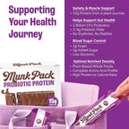 Munk Pack Brownie Nut Fudge Keto Protein Bars | 15g Protein, 1g Sugar, 4g Net Carbs | Vegan, Plant-Based Snacks for Gut Health | 12 Count