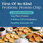 Wonderslim Protein Chips with Probiotics, Variety Pack | 12g Plant Protein, 170 Cal | High Protein Chips, Vegan, Gluten Free, Non-GMO | Made with Avocado Oil, No Seed Oils | 12 Pack