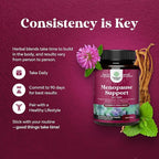 Soy Free Menopause Supplement for Women - Herbal Menopause Support for Night Sweats Hot Flashes Mood Support and Hormone Balance for Women with Black Cohosh & Vitex Chaste Berry - 75 Count - 2 Pack