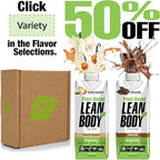 Lean Body Ready-to-Drink, Plant-Based Vegan Taster Pack, 30g Protein, No Artificial Flavors, Sweeteners or Colors, Non GMO, Gluten Free, Premium Pea & Rice Blend (Pack of 2)
