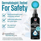 Aromasong Magnesium Spray - Extra Strength (23mg in Each Spritz) 8 Oz, Natural and Pure Magnesium Oil Spray - Made in The USA - for Leg Discomfort and Promotes a Calm Sleep
